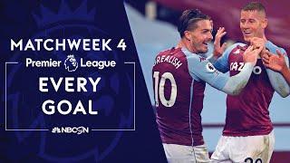 Every Premier League goal from 2020-21 Matchweek 4 | NBC Sports