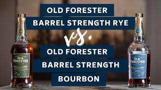 Old Forester Barrel Strength Rye vs Bourbon BLIND REVIEW | Is EITHER Bottle Worth The Hype & Hunt!?