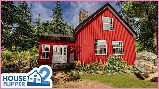 Swedish Cottage with Garden Studio | House Flipper 2 - Sandbox Mode - Full Build and Tour