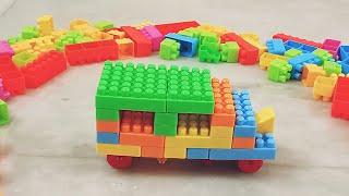 Satisfying DIY Auto Rickshaw ASMR Building Blocks/relaxation #asmr#asmrsounds#buildingblocks