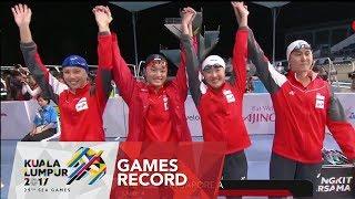 Swimming Women's 4 x 100m freestyle relay | Games record | 29th SEA Games 2017