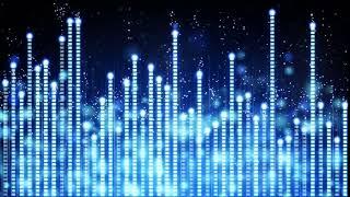 blue music equalizer seamless loop 4k