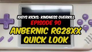 KOEP90 Anbernic RG28XX Handheld Gaming Device Quick Look Review Dreamcast & PSP Emulation Rom Tests