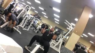 Mexican Andy working out very efficiently.