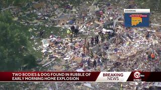 Excelsior Springs, Missouri home "completely leveled" in explosion, 2 bodies found inside