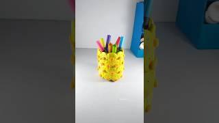 DIY Pen Holder #diy #shortviral #craft #artshorts ##diycrafts #craftideas