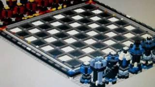 Lego Fire and Ice Chess LDD