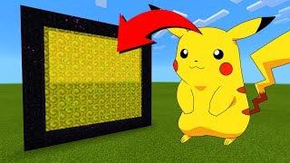 How To Make A Portal To The Pikachu Dimension in Minecraft!