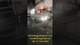 CNC multi-blade glass cutting machine automatic sheet cutting circular high-speed glass cutting