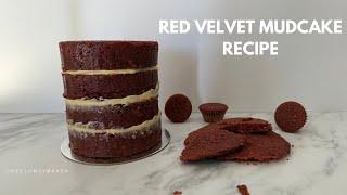 Red Velvet Mudcake | Recipe & Tutorial | One Clumsy Baker