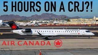 Air Canada’s Long Haul CRJ Flights! - Flying on the SECRET Canadian Workhorse!