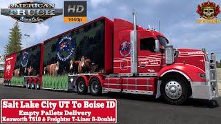 ATS 1.53 | Salt Lake City UT To Boise ID | Kenworth T610 GTM & Freighter T-Liner B-Double #ats