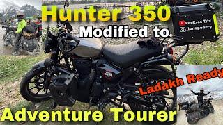 Hunter 350 Modified for Ladakh Ride | @royalenfield