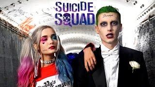 The Joker SUICIDE SQUAD Makeup Tutorial ft. Harley Quinn