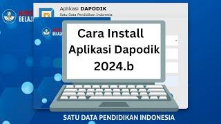 Cara Install Ulang Aplikasi Dapodik 2024.b