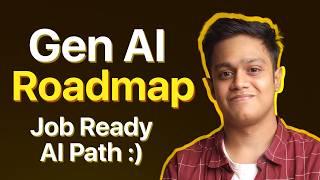 GenAI/AI Engineer Roadmap - Job ready Generative AI path #huggingface