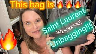 Saint Laurent Medium College/Fashionphile Unboxing/Reveal!!!  Plus g1veaway deets & LV Eye Candy:).