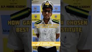 Why BP Marine Academy is the best college? #merchantnavy #marineengineer #10thpass #12thpass #sailor