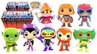 Funko Pop He-Man and the Masters of the Universe w/ Skeletor Merman & Orko Unboxing