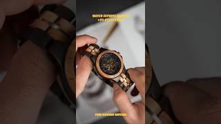 wooden watch limited edition only at Lokhandwala watches #wooden #woodentoys #woodwatch #watchlaunch