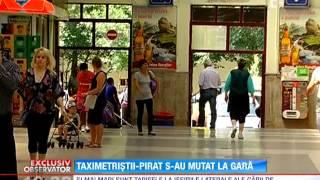 Taximetristii Pirat s-au mutat de la Aeroportul Otopeni la Gara de Nord