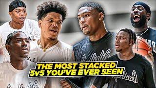 The Most STACKED 5v5 Game YouTube Has EVER SEEN... Nas, Rob, Nitty, Skoob, Ty, Zae & MORE