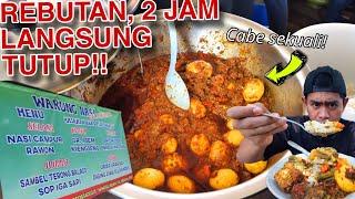 MAKANAN PEDAS INI CUMA JUAL 2 MENU TP NGANTRI, 2 JAM LUDES!