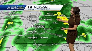 AM Rain, Isolated PM Storms for Western PA