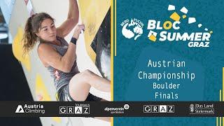 Bloc Summer Graz 2021 | Austrian Championship Finals