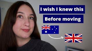 What I wish I knew about moving abroad | Australian in the UK