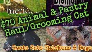 $70 Prepper Pantry Animal Supplies/Cat nail trimming/Goats Chickens and Dogs