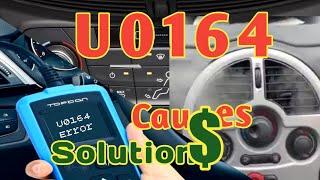 U0164 error code - loss communication with hvac control module and the fastest solution #allcars