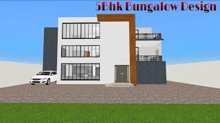 || Luxurious 5Bhk House Design ||