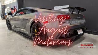 Visiting August Luxury Motorcars