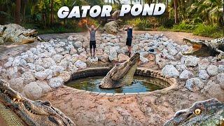 Alligator Pond Build pt.2 THE BOG FILTER