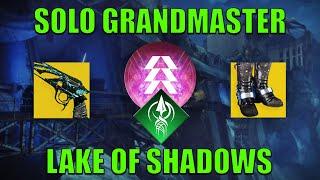 Solo Lake of Shadows Grandmaster (No Boss Cheese) - Prismatic Hunter (Platinum, 19:05) [Destiny 2]