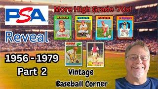 PSA Reveal - Vintage Baseball - Part 2 ('75-'79) *High Grade '70s*