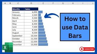 How to Use Data Bars in Excel - Conditional Formatting | Data Visualization in Excel |Urdu/Hindi