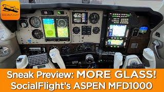 SNEEK PREVIEW - Our Aspen EFD1000 MFD in SocialFlight's A36 Bonanza - Sun-n-Fun 2023