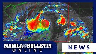 'Kristine' maintains strength as it moves northwestward over the sea in the Bicol region