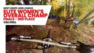 GoPro: Women's Overall Champ! - Vali Holl takes 3rd Place in Mont-Sainte-Anne - '24 DH MTB World Cup