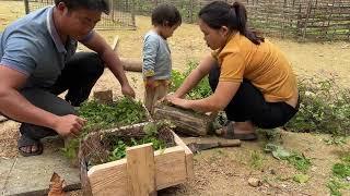 make a place for chickens to lay eggs | Family Farm Life