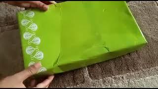 Editha silks pure kanchipuram wedding tissue silk saree customer unboxing video