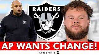 Antonio Pierce WANTS CHANGE! Raiders Plan To Fix The O-Line Before NFL Week 3 Game vs. Panthers