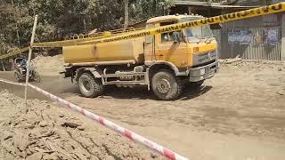 অ র ক্ষি ত অ ব স্থা য় চ ল ছে চা য় না প্রজে ক্টে র স্লুইসগেট নির্মান