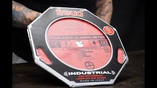 Freud 12"  Thin Kerf Sliding Compound Miter Saw Blade Studio Overview