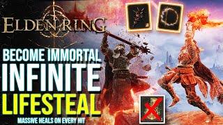 Elden Ring - How To Get Infinite LIFE STEAL & Permanent HEAL Sustain | Elden Ring Best Builds