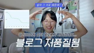 블로그 저품질 와서 월 500만원 벌다가 0원된 썰, 기자단과 체험단 그리고 누락까지!