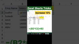 Excel Shorts Video #shorts #short #excel #exceltips #youtubeshorts #excelvideos #trending #exceltip