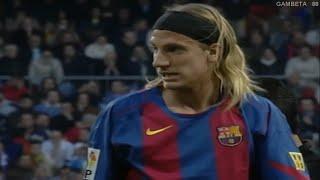 Maxi López jugando el Clásico Español - Temporada 2004/2005